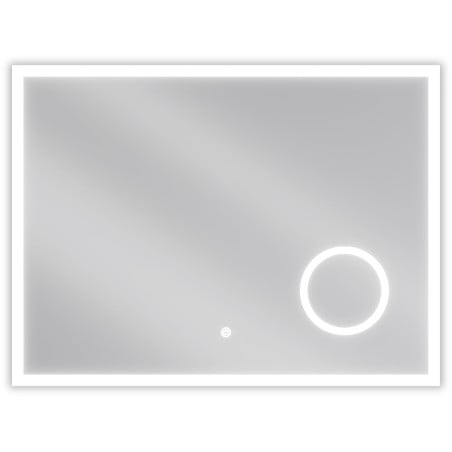 Mexen Kala beleuchteter Badezimmerspiegel mit Kosmetikspiegel 80 x 60 cm, LED 6000K, Antibeschlag - 9820-080-060-611-00