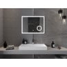 Mexen Kala beleuchteter Badezimmerspiegel mit Kosmetikspiegel 80 x 60 cm, LED 6000K, Antibeschlag - 9820-080-060-611-00