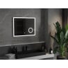 Mexen Kala beleuchteter Badezimmerspiegel mit Kosmetikspiegel 80 x 60 cm, LED 6000K, Antibeschlag - 9820-080-060-611-00