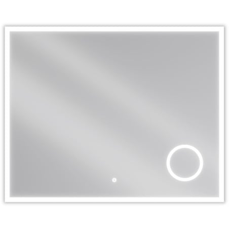Mexen Kala beleuchteter Badezimmerspiegel mit Kosmetikspiegel 100 x 80 cm, LED 6000K, Antibeschlag - 9820-100-080-611-00