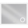 Mexen Kala beleuchteter Badezimmerspiegel mit Kosmetikspiegel 100 x 80 cm, LED 6000K, Antibeschlag - 9820-100-080-611-00