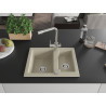 Mexen Carlos Granitspüle 1,5-becken mit Küchenarmatur Duero, beige - 6518-69-671600-00