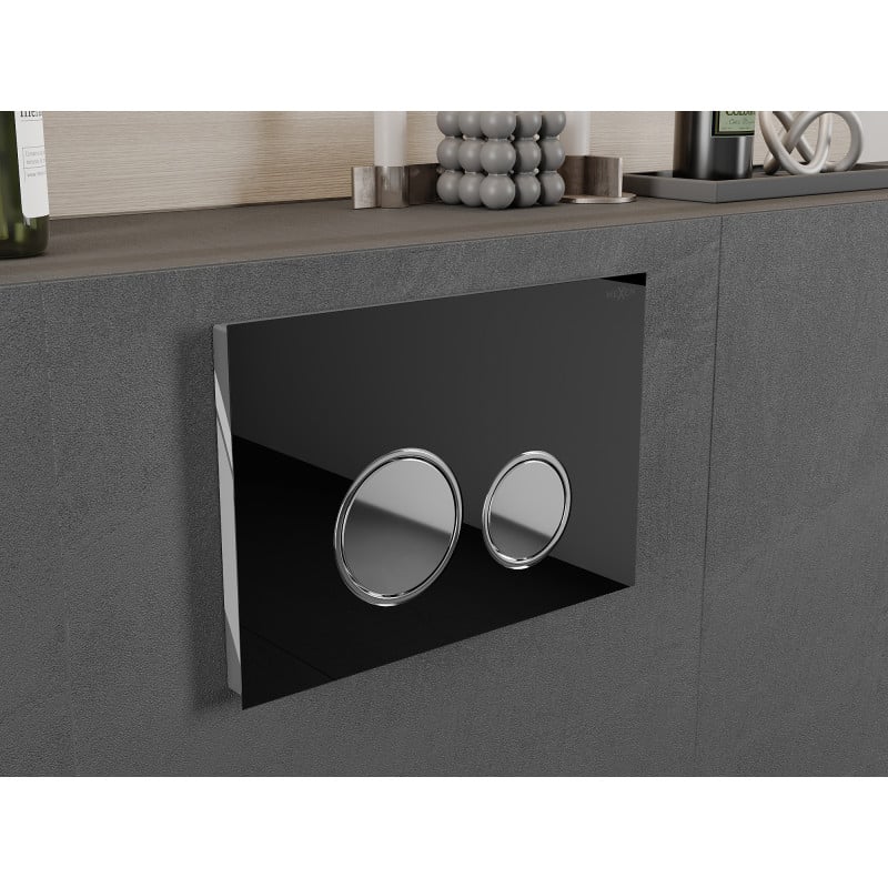 Mexen Fenix 06 Spültaste, schwarz - 600623