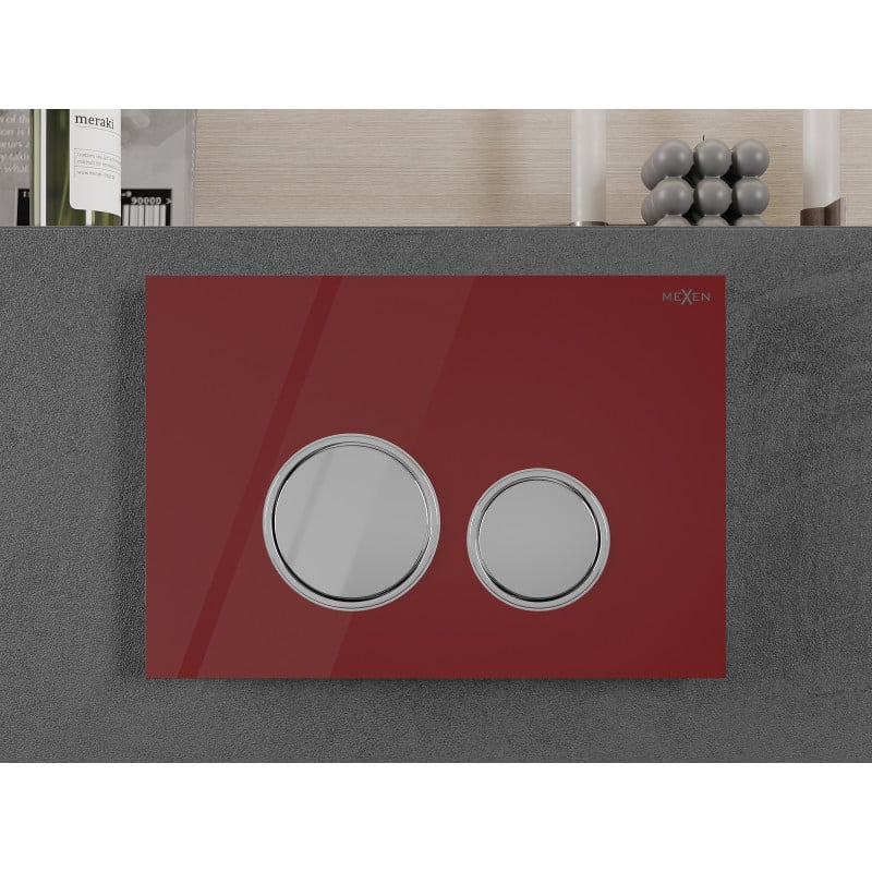 Mexen Fenix 06 Spültaste, rot - 600627