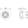 Mexen WXR 100 Badezimmerlüfter, weiß - W9605-100-00