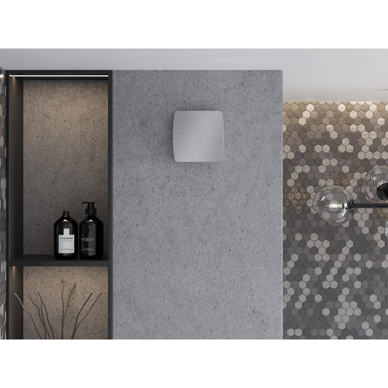 Mexen AXS 100 Badezimmerlüfter, silber - W9601-100-11