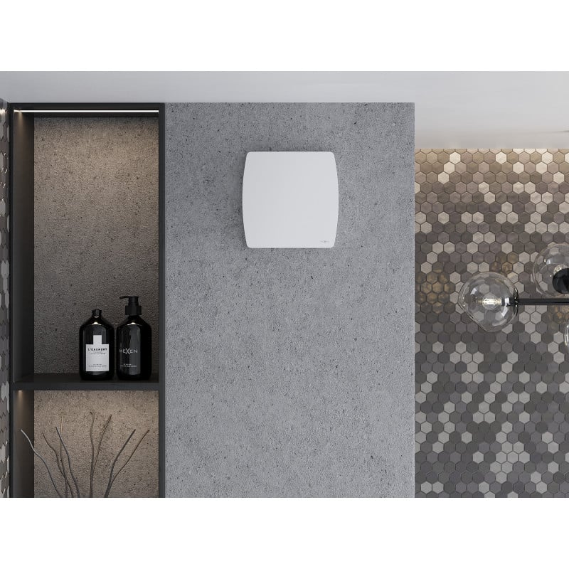 Mexen AXS 150 Badezimmerlüfter mit Feuchtigkeitssensor, weiß - W9601-150H-00