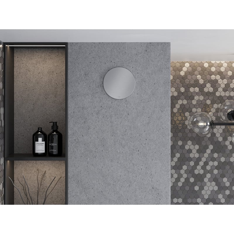 Mexen AXR 100 Badezimmerlüfter, silber - W9602-100-11