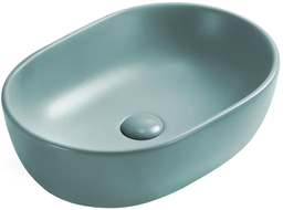 Mexen Viki Aufsatzwaschbecken 48 x 35 cm, hellgrün matt - 21054848