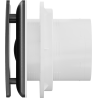 Mexen AXS 100 Badezimmerlüfter mit Feuchtigkeitssensor, schwarz - W9601-100H-70