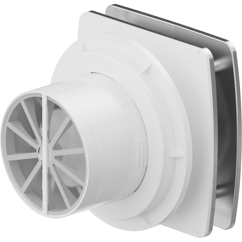 Mexen AXS 100 Badezimmerlüfter mit Timer, silber - W9601-100T-11