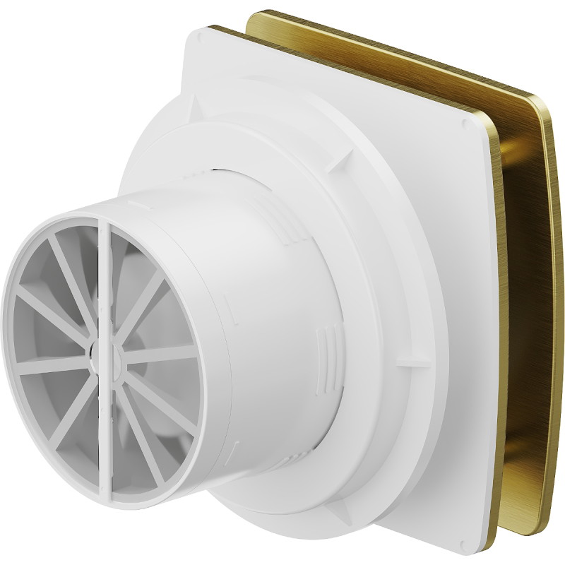 Mexen AXS 100 Badezimmerventilator mit Timer, gold - W9601-100T-50