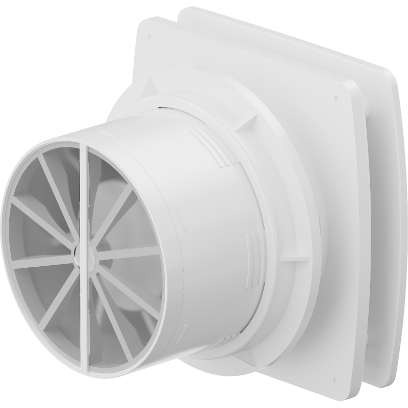 Mexen AXS 120 Badezimmerlüfter mit Feuchtigkeitssensor, weiß - W9601-125H-00