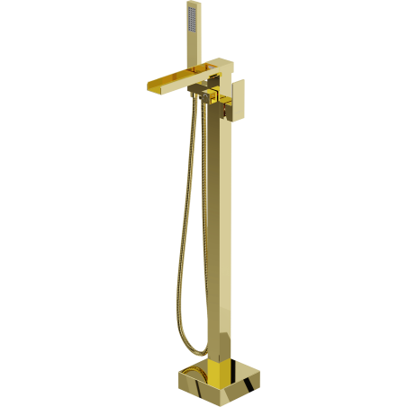 Mexen Algar freistehende Badewannenarmatur, golden - 75733-50