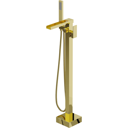 Mexen Algar freistehende Badewannenarmatur, goldfarben - 75733-50