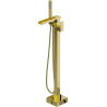Mexen Algar freistehende Wannarmatur, gold - 75733-50