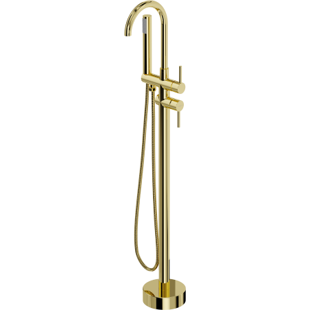 Mexen Alma freistehende Wannenarmatur, gold - 75033-50