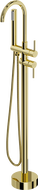 Mexen Alma freistehende Wannenarmatur, gold - 75033-50