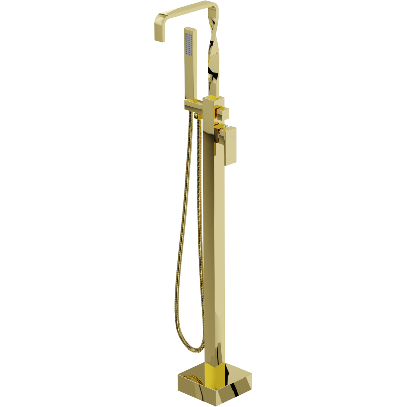 Mexen Avila freistehende Badewannenarmatur, Gold - 75833-50