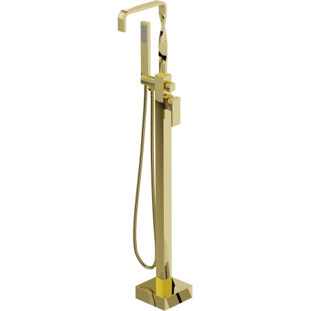 Mexen Avila freistehende Wannenarmatur, gold - 75833-50