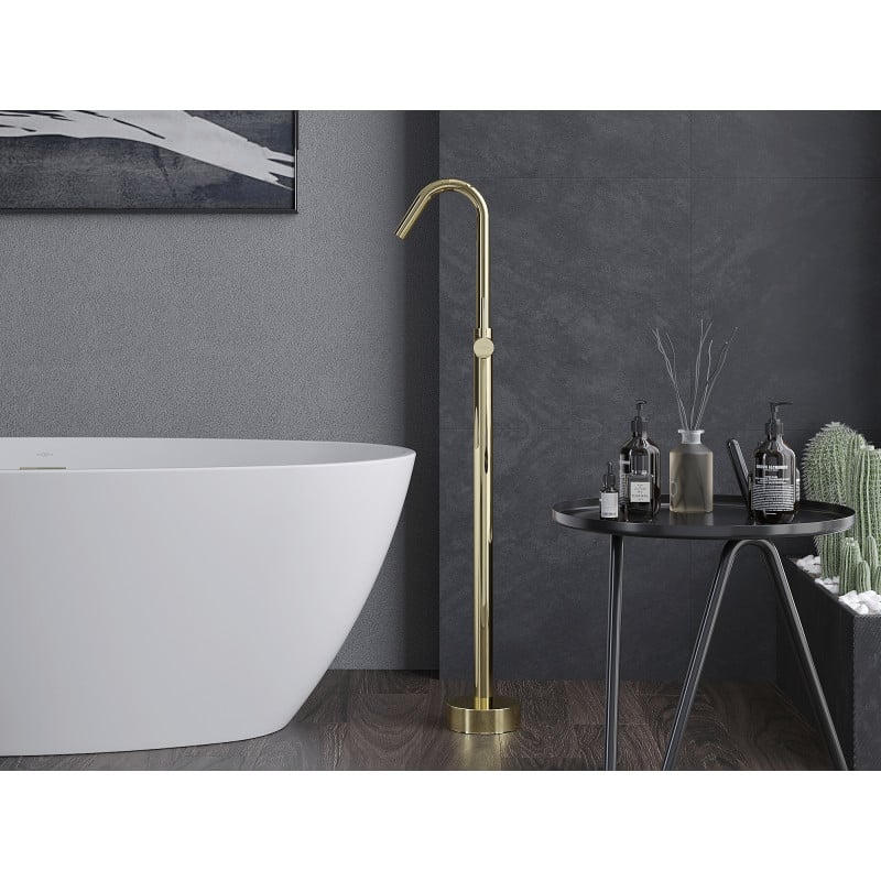 Mexen Gaja freistehende Badewannenarmatur, gold - 75333-50