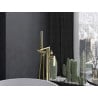 Mexen Leda freistehende Wannenarmatur, gold - 75633-50