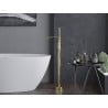 Mexen Leda freistehende Wannenarmatur, gold - 75633-50