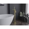 Mexen Leda freistehende Wannenarmatur, gold - 75633-50