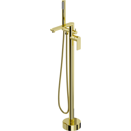 Mexen Leda freistehende Wannenarmatur, gold - 75633-50