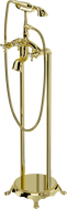 Mexen Retro freistehende Badewannenarmatur, gold - 75933-50