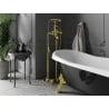 Mexen Retro freistehende Badewannenarmatur, gold - 75933-50