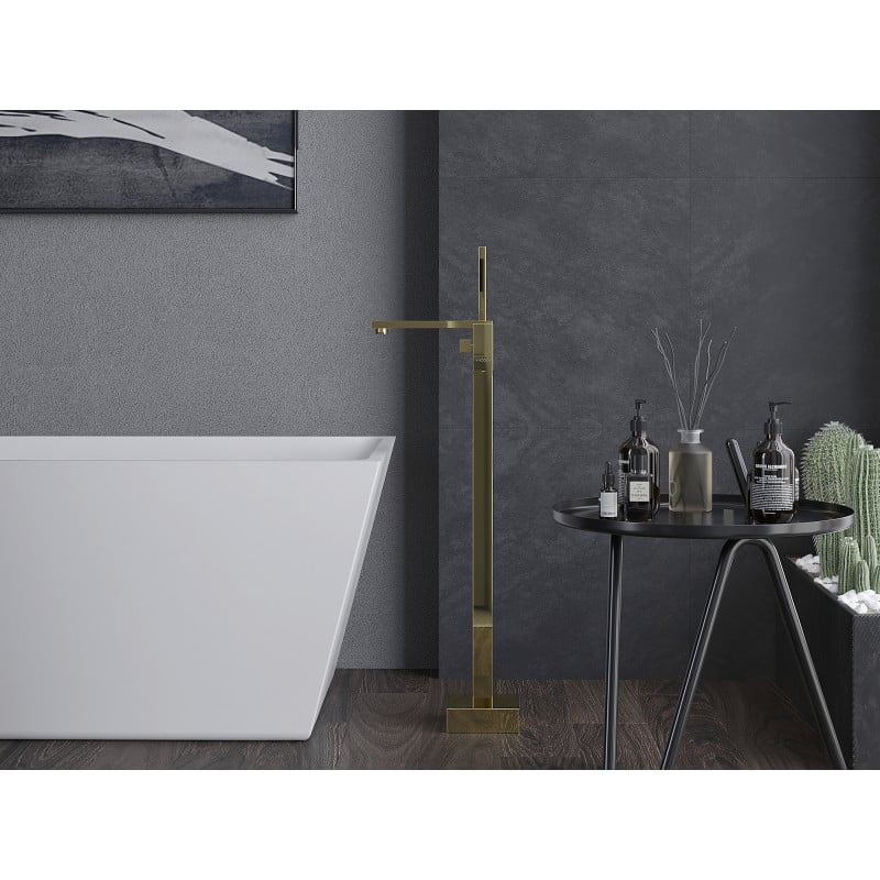 Mexen Urano freistehende Wannenarmatur, gold - 75233-50