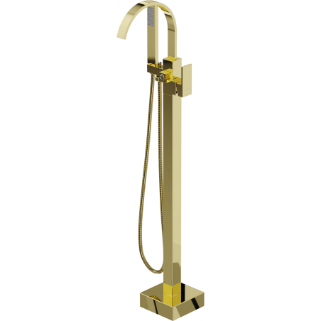 Mexen Veda freistehende Badewannenarmatur, gold - 75433-50