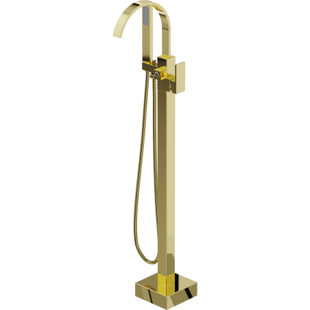 Mexen Veda freistehende Wanneneinhebelmischer, gold - 75433-50