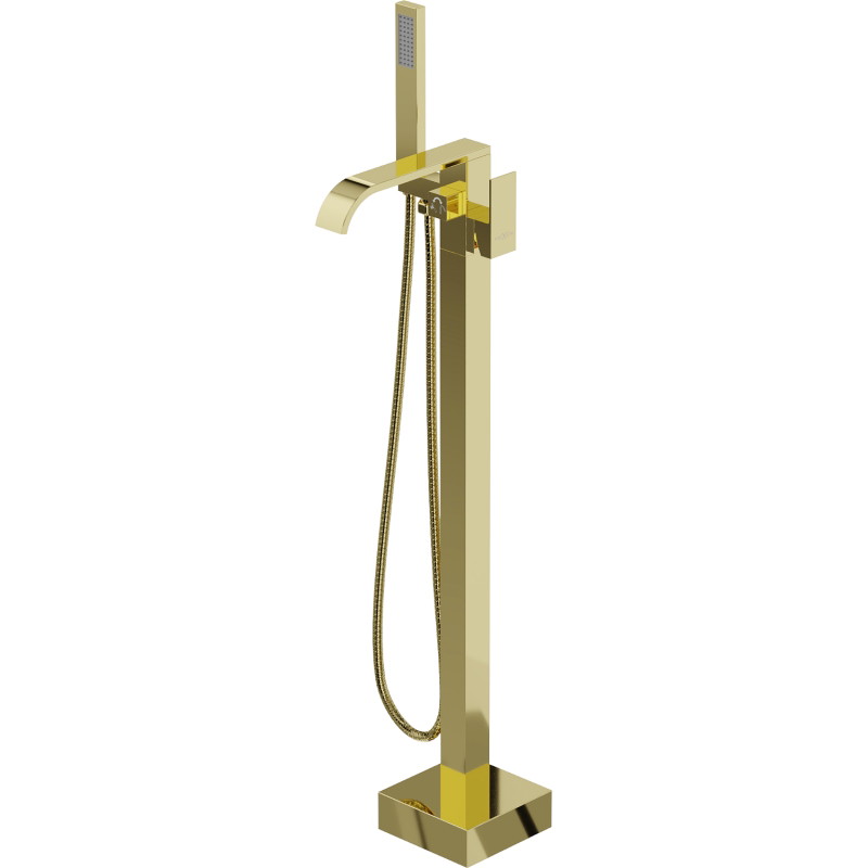 Mexen Lava freistehende Badewannenarmatur, gold - 752433-50