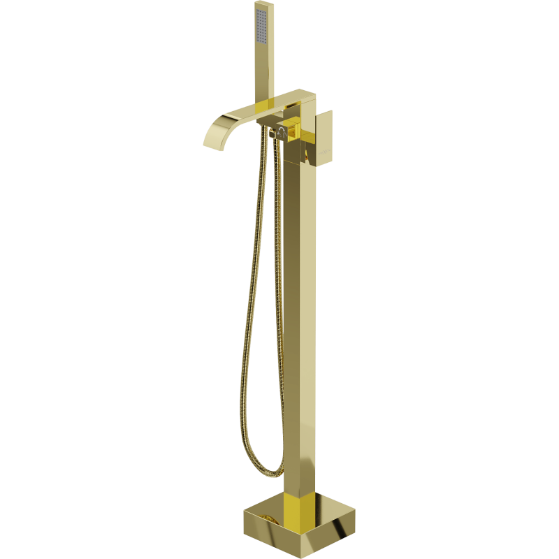 Mexen Lava freistehende Wannenarmatur, Gold - 752433-50