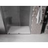 Mexen Velar Schiebeduschtür 130 cm, transparent, gebürstetes Gun Gray - 871-130-000-01-66