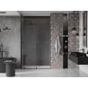 Mexen Velar Schiebetüren 140 cm, transparent, schwarz - 871-140-000-01-70