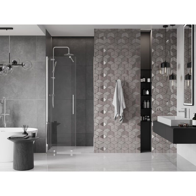 Mexen Velar Schiebetür Dusche 120 cm, transparent, chrom - 871-120-000-01-01
