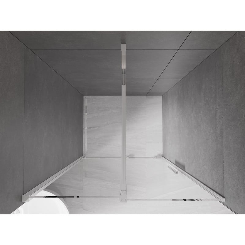 Mexen Velar Schiebetür Dusche 120 cm, transparent, chrom - 871-120-000-01-01