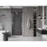 Mexen Velar Schiebetür für Dusche 90 cm, transparent, weiß - 871-090-000-01-20