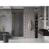Mexen Velar Dusche Schiebetüren 120 cm, transparent, gold - 871-120-000-01-50
