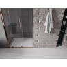 Mexen Velar Schiebetür für die Dusche 120 cm, transparent, Roségold - 871-120-000-01-60