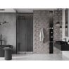 Mexen Velar Schiebetür Dusche 120 cm, transparent, schwarz - 871-120-000-01-70