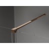 Mexen Velar Schiebetür-Duschwand 110 cm, transparent, Roségold - 871-110-000-01-60