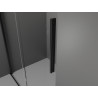 Mexen Velar Schiebeduschtür 110 cm, transparent, schwarz - 871-110-000-01-70