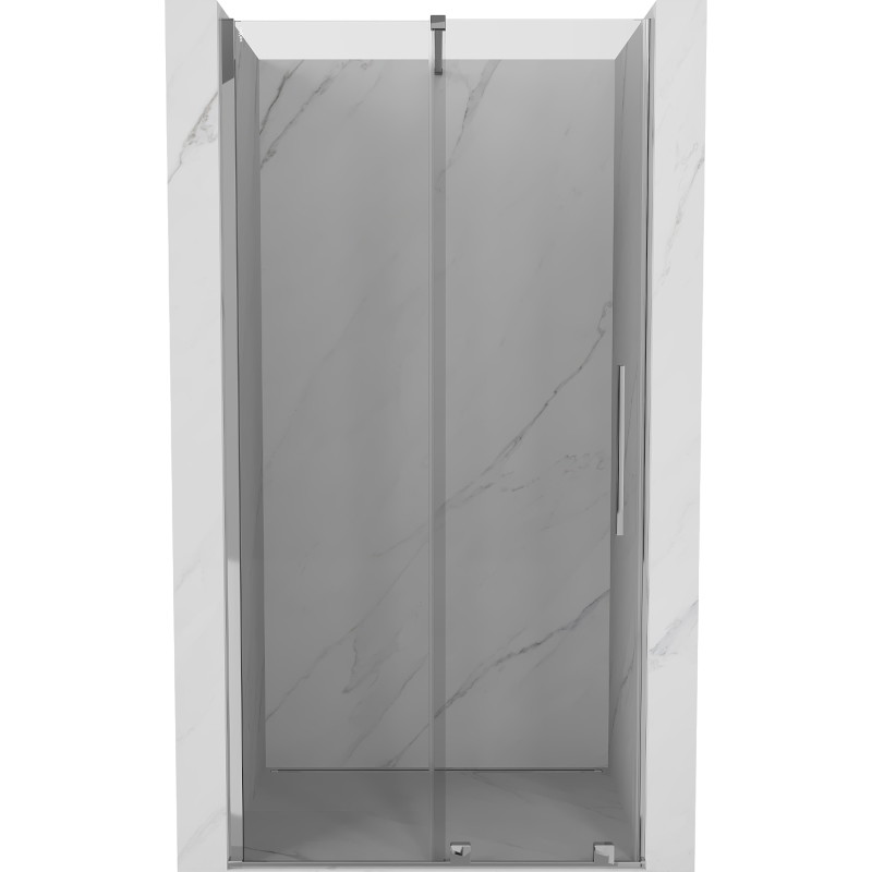 Mexen Velar Schiebetür Duschwand 120 cm, transparent, Chrom - 871-120-000-01-01