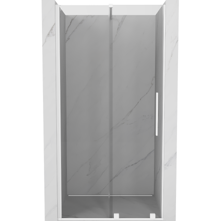 Mexen Velar Schiebetür für Dusche 90 cm, transparent, weiß - 871-090-000-01-20