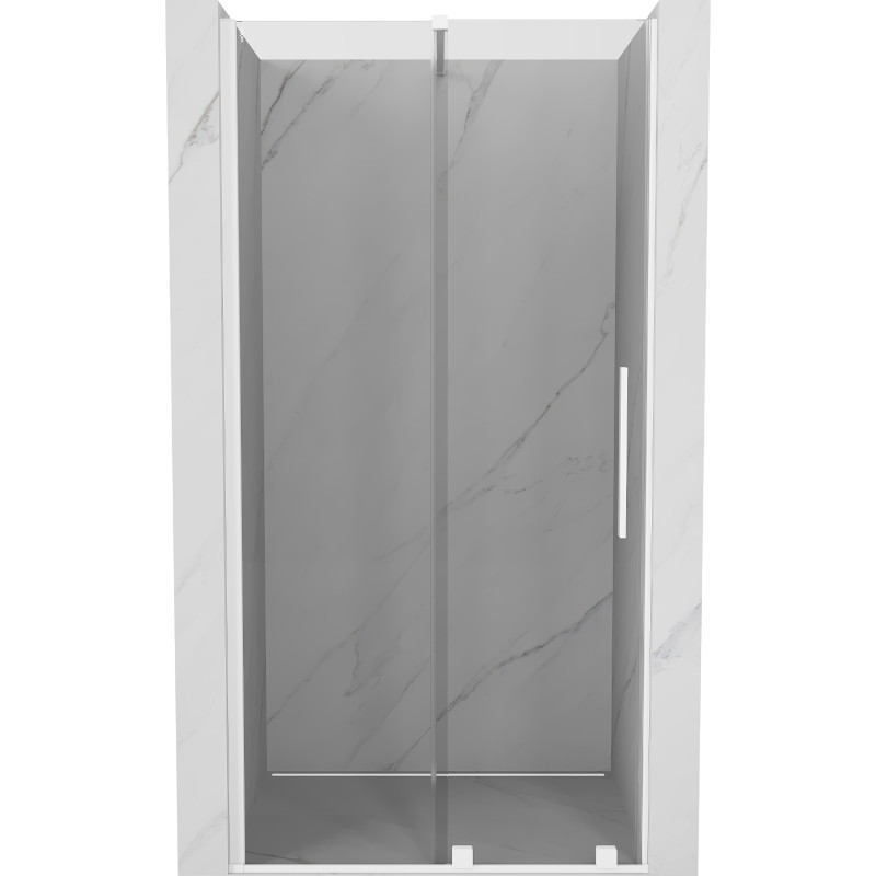 Mexen Velar 120 cm Schiebeduschtüren, transparent, weiß - 871-120-000-01-20