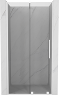 Mexen Velar Schiebetür Duschkabine 120 cm, transparent, weiß - 871-120-000-01-20
